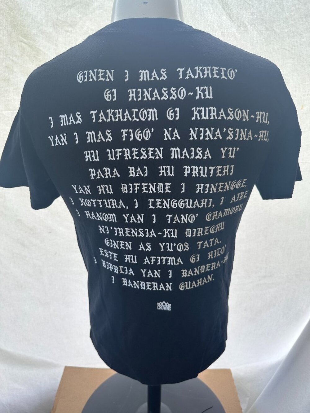 Crowns Guam Our Roots Run Deep Men's Black T Shirt Small Guahan Hafa Adai